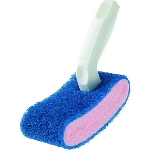 3M スコッチ ブライト トイレ用 柄つき スポンジ たわし(代引不可)