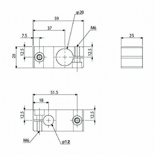 アインツ クロスコネクター・φ20φ12 アインツ N01861204 メカトロ部品 軸受 駆動機器 伝導部品 ロボットハンド用パーツ(代引不可)