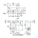 アインツ ブラケット・TV・φ20・MCD用 アインツ N01866403 メカトロ部品 軸受 駆動機器 伝導部品 ロボットハンド用パーツ(代引不可)
