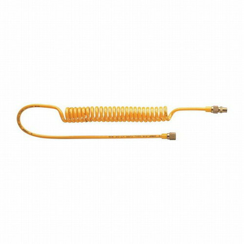 潤工社 エアーコイルチューブセット UTF 1-10X6.5mm 黄 潤工社 UTF10200LY 空圧用品 流体継手 チューブ..