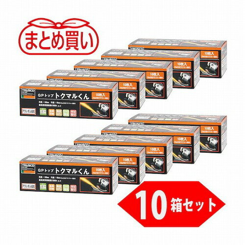 TRUSCO マトメ買イ GPトップトクマルクン アランダム Φ100(10枚入X10箱セット) 100# TRUSCO GP100TM10P 電動 油圧 空圧工具 研削研磨用..