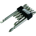 デンサン ウエストビットセット デンサン WBS1236 電動 油圧 空圧工具 ドライバービット 両頭ビット(代引不可)(4)