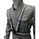 喜多 ストレッチ安全ベルト ブラック フリー 喜多 NO6090BLKFREE 保護具 作業服 安全ベスト(代引不可)