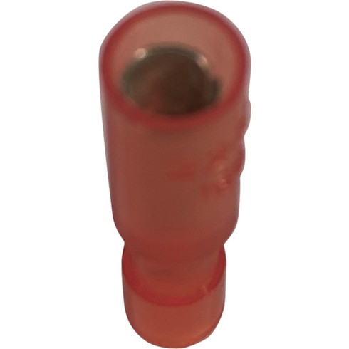 ストロングホールド ナイロン完全絶縁被覆付メス型ギボシ端子 電線サイズ:AWG22~16/0.3~1.25sq 端子幅3..