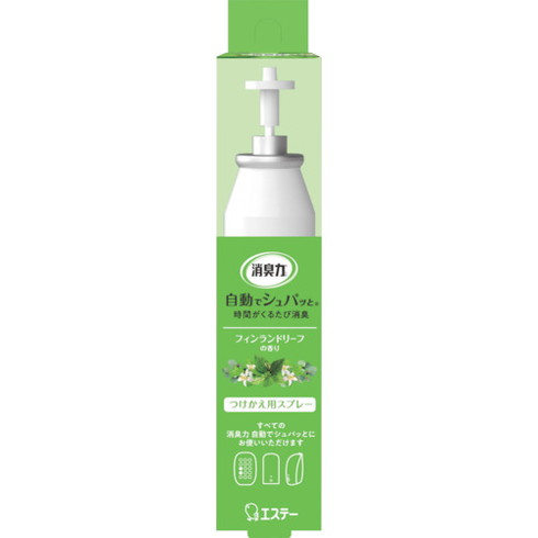 エステー 消臭力 自動デシュパット ツケカエ フィンランドリーフノ香リ エステー ST12762 清掃 衛生用品 労働衛生用品 消臭剤 芳香剤(代引不可)