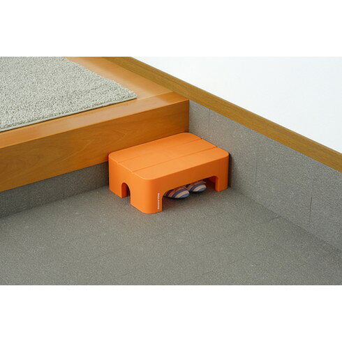 SANKA デコラステップ ショート S オレンジ SANKA DSSSOR 工事 照明用品 はしご 脚...