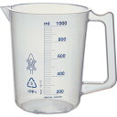 TRUSCO ポリプロピレン青目盛ビーカー 1000ml(取手付) TRUSCO HPB1000 研究用品 理化学用品 ビーカー 計量カップ(代引不可)
