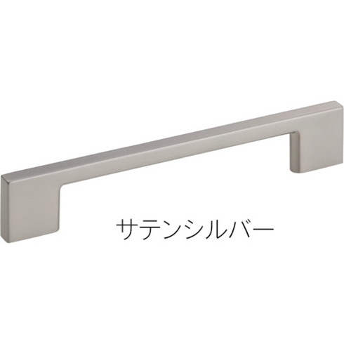 【商品スペック】特長●握りやすいシャープなデザインです。用途●家具、機械設備などの取手として。仕様●取付ピッチ(mm)：128●全長L(mm)：160●W(mm)：8●H(mm)：27●P(mm)：128●W1(mm)：25●付属ねじ：トラスM4×30仕様2材質／仕上●亜鉛ダイカスト●表面仕上：サテンシルバーセット内容／付属品●トラス小ネジ(M4×30mm)注意【代引きについて】こちらの商品は、代引きでの出荷は受け付けておりません。【送料について】北海道、沖縄、離島は送料を頂きます。