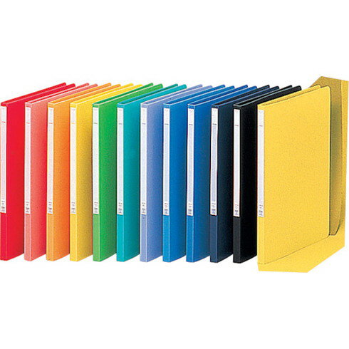 リヒト A4パンチレスファイル 黄 リヒト F3474 オフィス 住設用品 文房具 ファイル(代引不可)