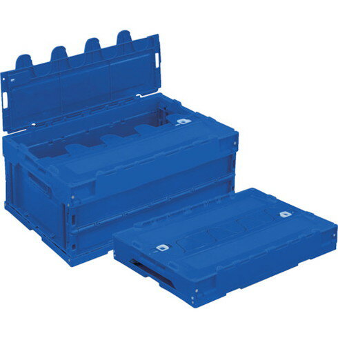 TRUSCO α折リタタミコンテナ オリコン 30L スライドロックフタ付 透明 透明 TRUSCO TRSC30TM 物流 保管..