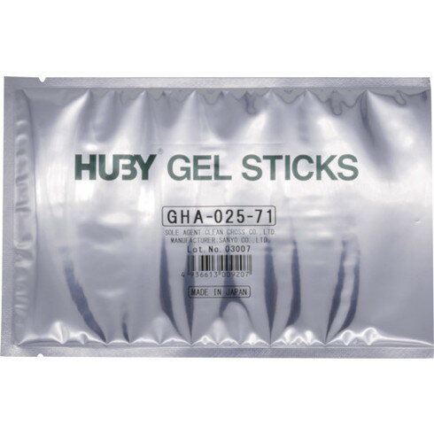 HUBY GEL STICKS Φ2.5mmX71mm HUBY GHA02571 研究用品 クリーンルーム関連用品 綿棒(スワブ)(代引不可)