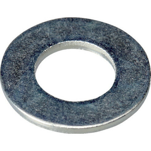 TRUSCO 平ワッシャー JIS 三価白 M4 4.5×10×0.8 50本入 少量パック TRUSCO Y8180004 金物 建築資材 ね..