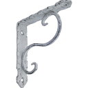 K.G.Y 鍛冶屋ノ棚受105×105 白 K.G.Y KJW105 金物 建築資材 建築金物 棚受金具(代引不可)