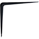 K.G.Y L型棚受 300×350 黒 K.G.Y LLBB300 金物 建築資材 建築金物 棚受金具(代引不可)