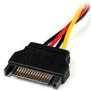 スターテック PC電源ケーブル/LP4 - SATA変換/15cm/4-15ピン/オス・メス スターテック LP4SATAFM6IN 電子機器 電気 電子部品 ケーブル(代引不可)(2)