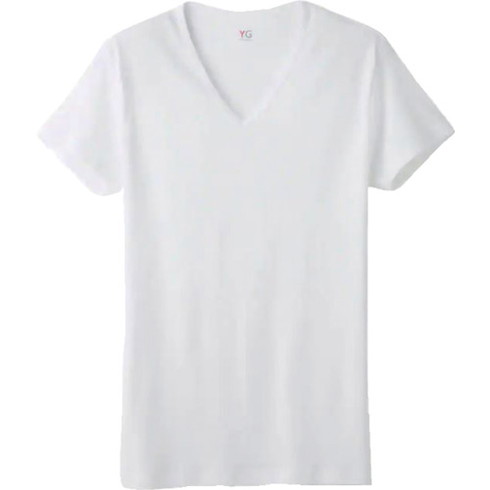 Men'S Underwear - グンゼ YG半袖V首 グンゼ YV0015V03L 保護具 作業服 肌着(代引不可)