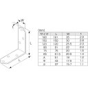 MK ユニクロ金折隅金 中 MK N18006E 金物 建築資材 建築金物 ジョイント金具(代引不可)