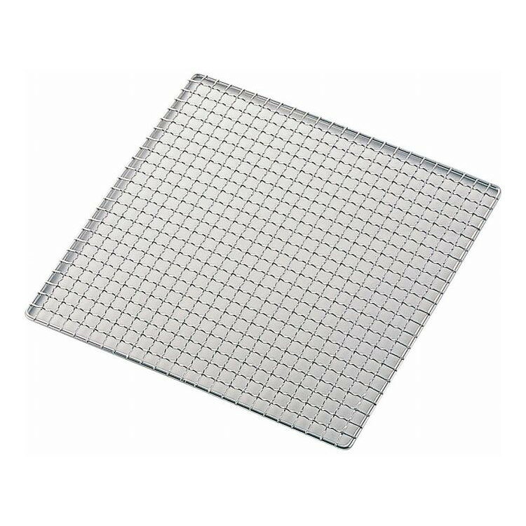 日本製 MT 18-8 ステン太線クリンプ焼網 角30cm【送料無料】