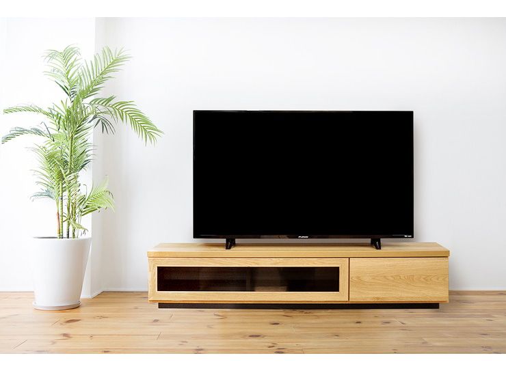 薄型 テレビ台 奥行30cm 幅150cm 【国産 大川家具 完成品】 テレビボード スリムタイプ 省スペース TV台 ローボード おしゃれ(代引不可)【送料無料】 [2]
