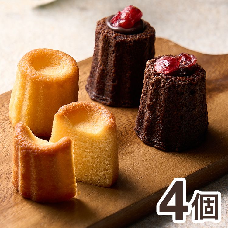 【商品詳細】ラム酒がほのかに香るプレーン、ショコラクランベリー。素材と焼きにこだわった、贈り物にふさわしいフィナンシェです。原材料一括表示:【カヌレフィナンシェ(プレーン)】砂糖（国内製造）、液全卵、マーガリン、小麦粉、アーモンドパウダー、バター、はちみつ、粉末酒／香料、（一部に卵・乳成分・小麦・アーモンドを含む）【カヌレフィナンシェ(ショコラクランベリー)】砂糖（国内製造）、液全卵、マーガリン、チョコレートコーチング、小麦粉、アーモンドパウダー、ドライクランベリー（クランベリー、砂糖、植物油）、バター、ココアパウダー、はちみつ／乳化剤、香料、（一部に卵・乳成分・小麦・アーモンド・大豆を含む）8大アレルゲン:卵・乳成分・小麦製造国:日本内容量:フィナンシェ（プレーン・ショコラクランベリー）×各2個保管方法:常温賞味期限:常温120日メーカー名:株式会社アデリー【代引きについて】こちらの商品は、代引きでの出荷は受け付けておりません。【送料について】北海道、沖縄、離島は送料を頂きます。
