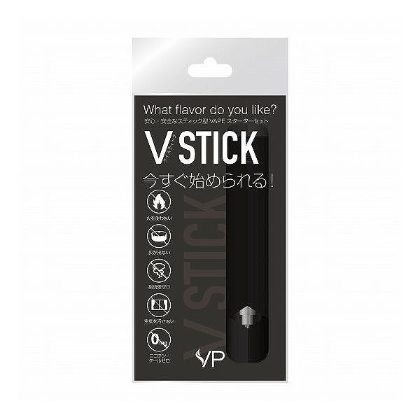 VSTICK(ヴイスティック) スターターセット ブラック 電子タバコ タバコ 喫煙道具