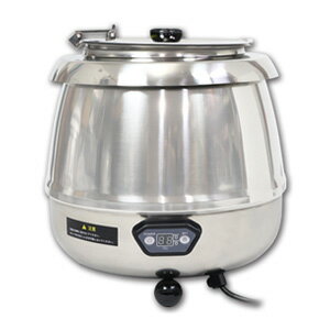 湯煎式スープジャー9L デジタル式 保温ジャー ポット ビュッフェ バイキング スープ(代引不可)【送料無料】