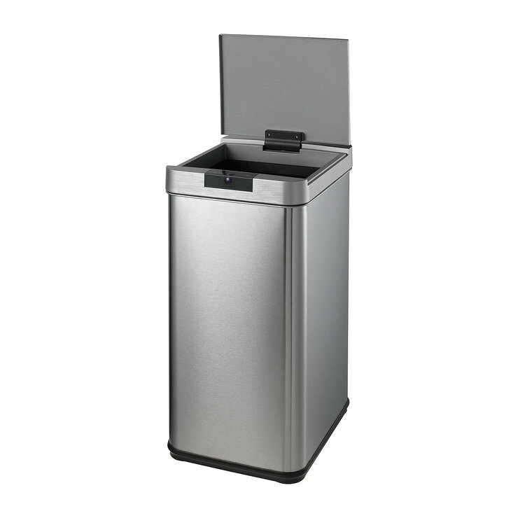 朝日電器 ELPA エルパ センサー付きダストボックス フタ 自動開閉 90°回転式センサー SDB-042S ゴミ箱【送料無料】 [2]