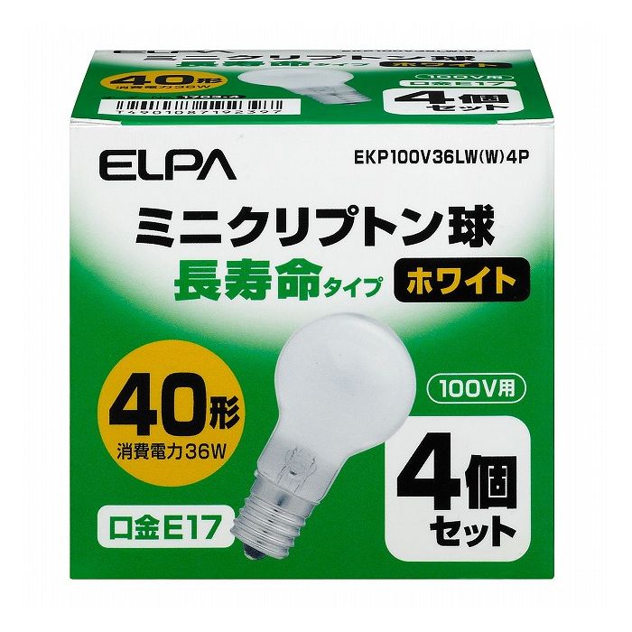 Other - 長寿命ミニクリ36W4P EKP100V36LW(W)4P エルパ ELPA 朝日電器