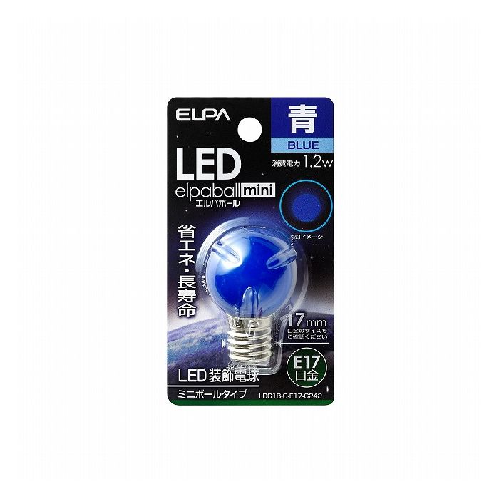 26 mm Cfl - LED電球G30E17 LDG1B-G-E17-G242 エルパ ELPA 朝日電器