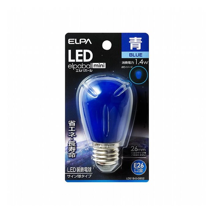 Small Light Bulbs - LED電球サインE26 LDS1B-G-G902 エルパ ELPA 朝日電器
