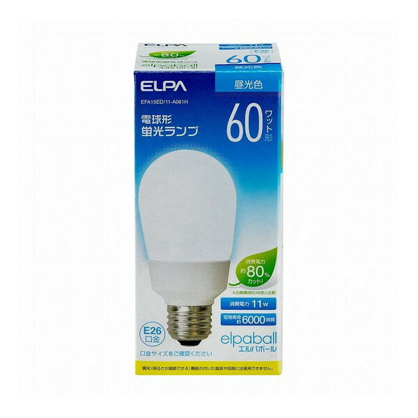 朝日電器 デンキュウガタケイコウトウA60W EFA15ED/11-A061H