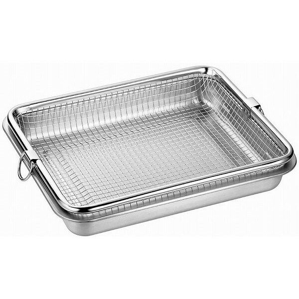 日本製 燕三条 バット&角ザル(代引不可)【送料無料】