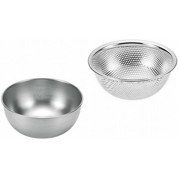 日本製 燕三条 ボウル15cm&パンチングボウル15cm(代引不可)【送料無料】