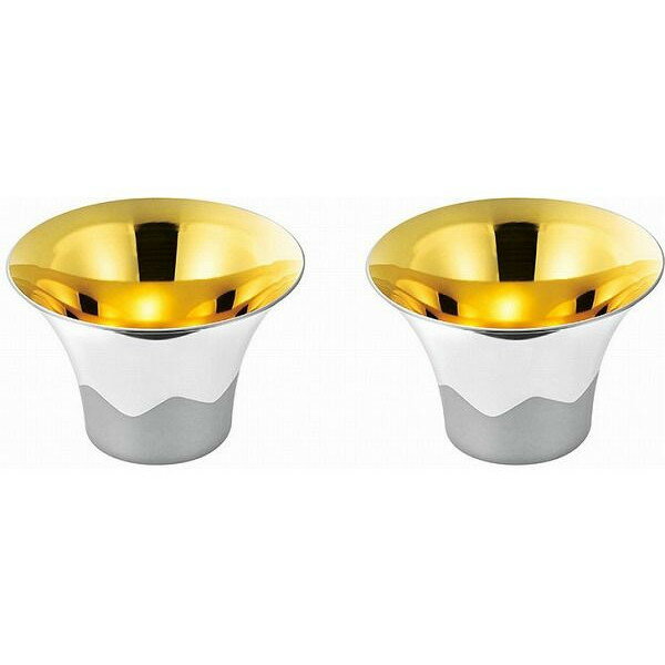 ■内容（サイズ等）約67×H45mm■容量約75ml■材質18-8ステンレス（内面金メッキ）■生産国日本■その他雄大で美しい富士山をモチーフにしたステンレス冷酒杯。外面は鏡面仕上げで、山頂の雪をブラスト加工で表現しました。【代引きについて】...