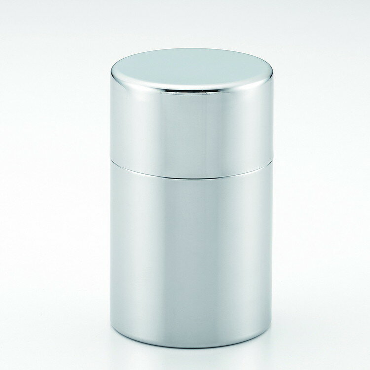 ステン茶筒(箱入)(代引不可)【送料無料】