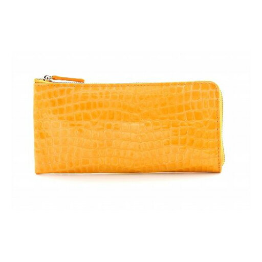 CERVE/(W)CERVE イタリアンレザーエナメルLファスナー財布 イエロー S-CBL14341YE(代引不可)【送料無料】 CERVE/(W)CERVE イタリアンレザーエナメルLファスナー財布 イエロー S-CBL14341YE(代引不可)【送料無料】