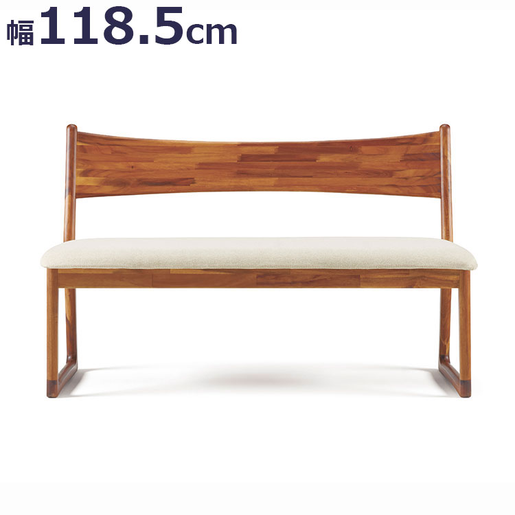 エッダ EDDA LDベンチ 北欧ビンテージスタイル シンプルデザイン オイルフィニッシュでナチュラル&ハンドメイド ハイクオリティロープライス ベンチ 118.5cm×50.5cm(代引不可)【送料無料】【ポイント10倍】