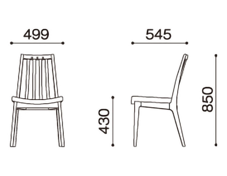 ボスコ BOSCO ダイニングチェア シンプルデザイン オイルフィニッシュ ナチュラル&ハンドメイド ハイクオリティロープライス 2脚セット イス いす 椅子 チェア ダイニング ナチュラル 49.9×54.5cm(代引不可)【送料無料】【ポイント10倍】 [2]
