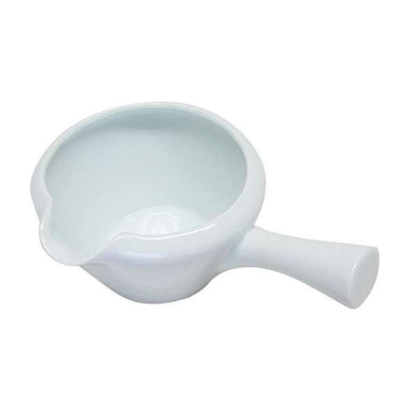 61369 波佐見焼 白 横手湯冷まし 250ml(代引不可)【送料無料】