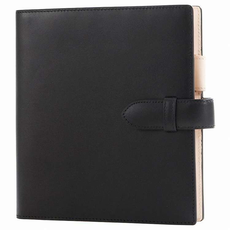 ASHFORD アシュフォード システム手帳 キュリオ HB×WA5 15mm belt ブラック 6128-011(代引不可)【送料..