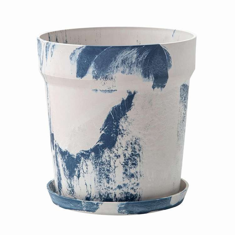 81052 アーバンプランツポット マーブル ミルク/ブルーベリー(代引不可)【送料無料】