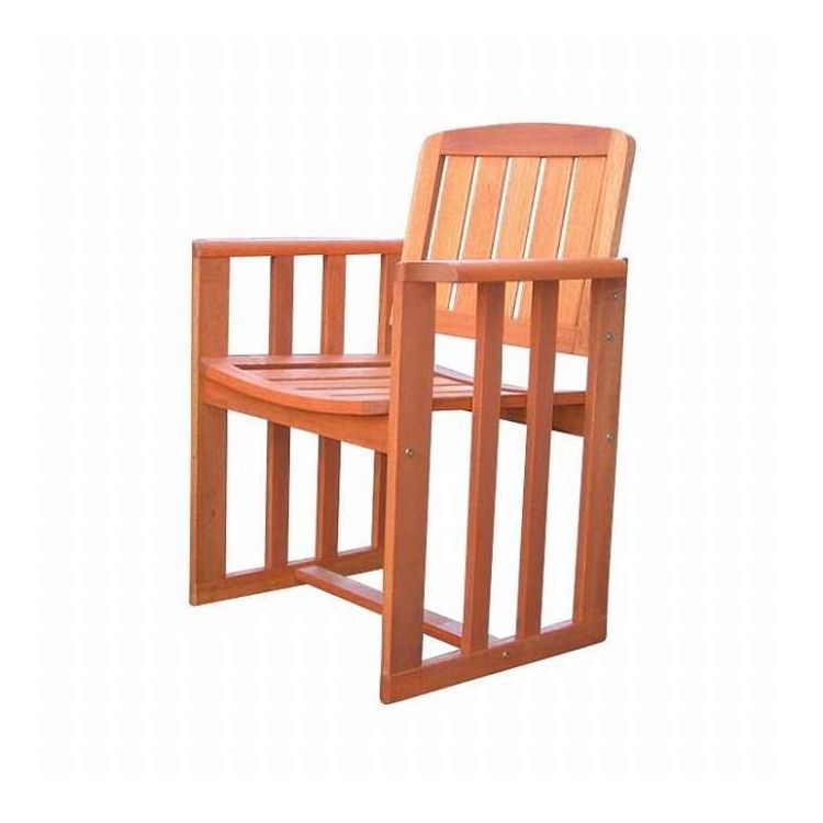 【商品説明】屋外使用向きの素朴な雰囲気の木製チェアです。生産国:マレーシア素材・材質:ハードウッド材商品サイズ:W630×H840×D550×SH420mm重量:12.5kg仕様:組立品、色:ブラウン【代引きについて】こちらの商品は、代引きでの出荷は受け付けておりません。【送料について】北海道、沖縄、離島は送料を頂きます。