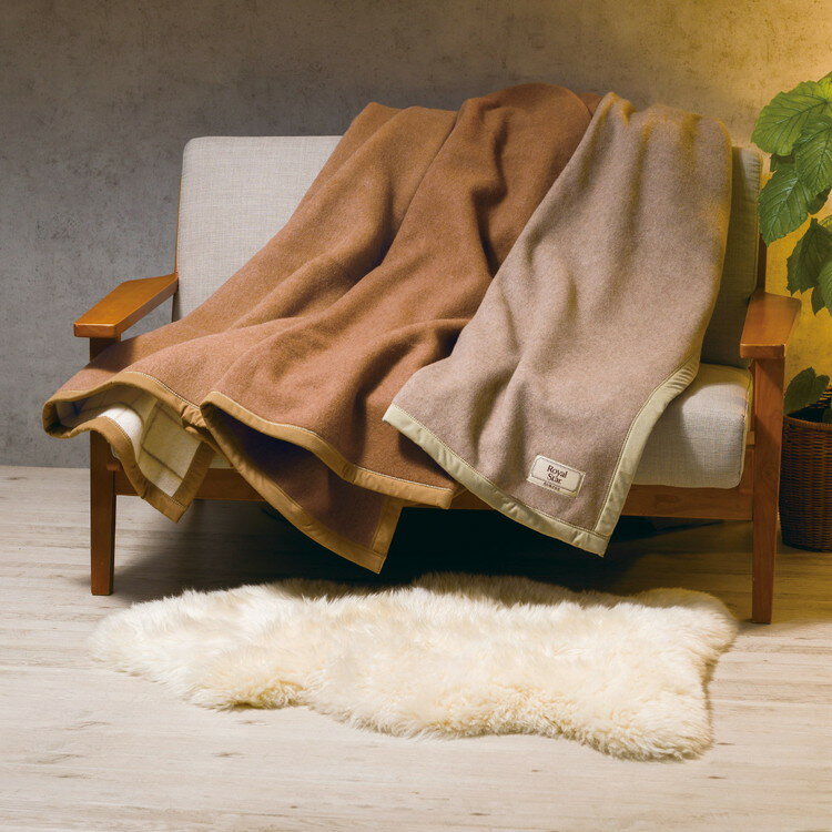 西川 キャメル毛布(毛羽部分) FQ83033025 インテリア 寝具 収納 寝具 毛布【送料無料】