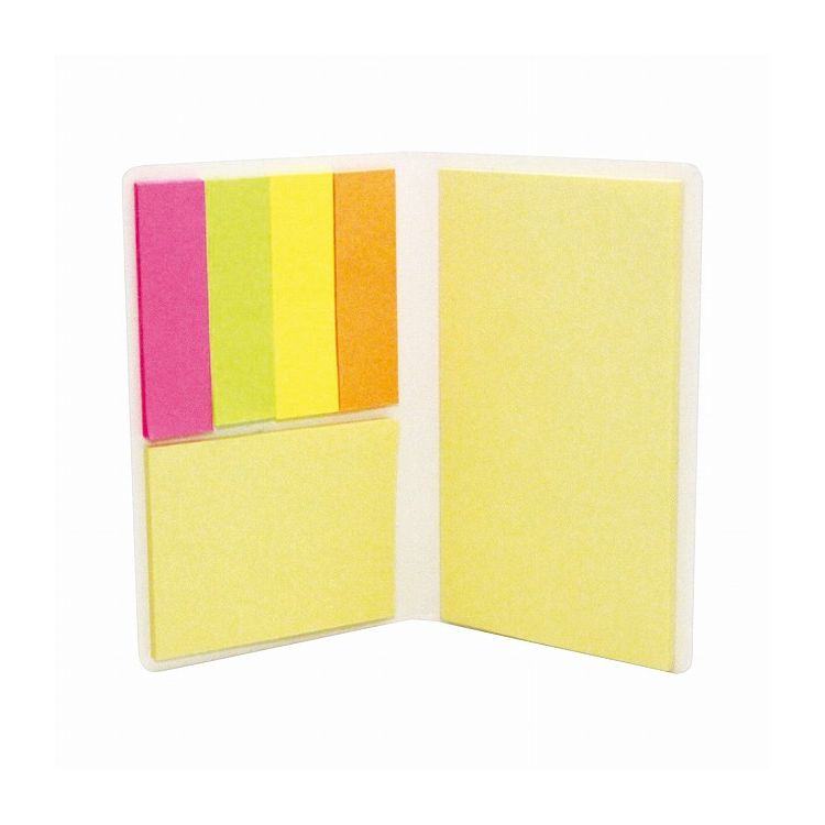 ニード newブック型ふせんメモ(白) S3077 日用品雑貨 文房具 手芸 文具