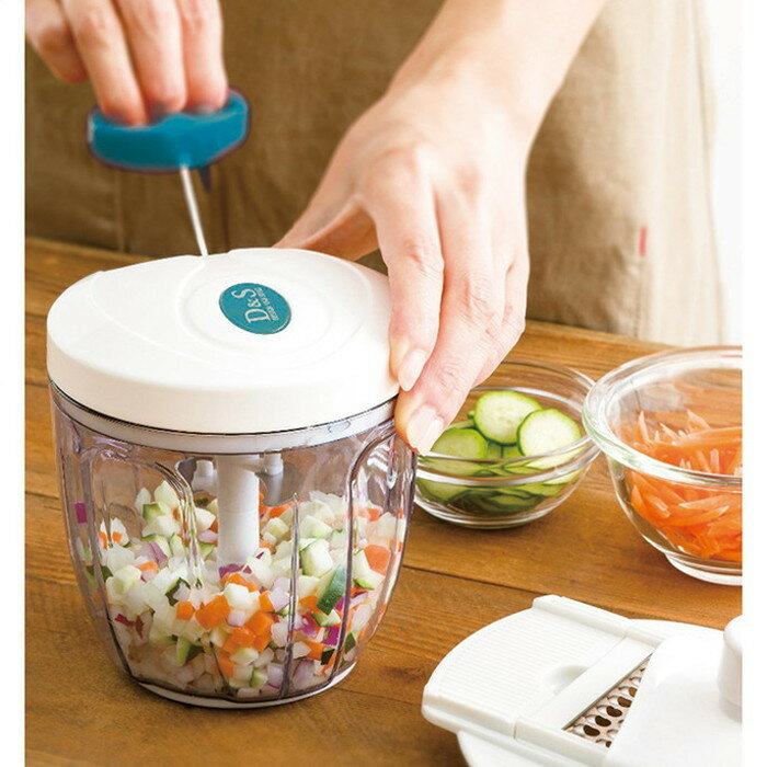 D&S マルチフードカッター ティール キッチン用品 食器 調理器具 キッチン小物【送料無料】