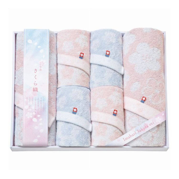 プレーリードッグ バス・フェイスタオルセット さくら織 ギフト 贈り物 贈答品【送料無料】
