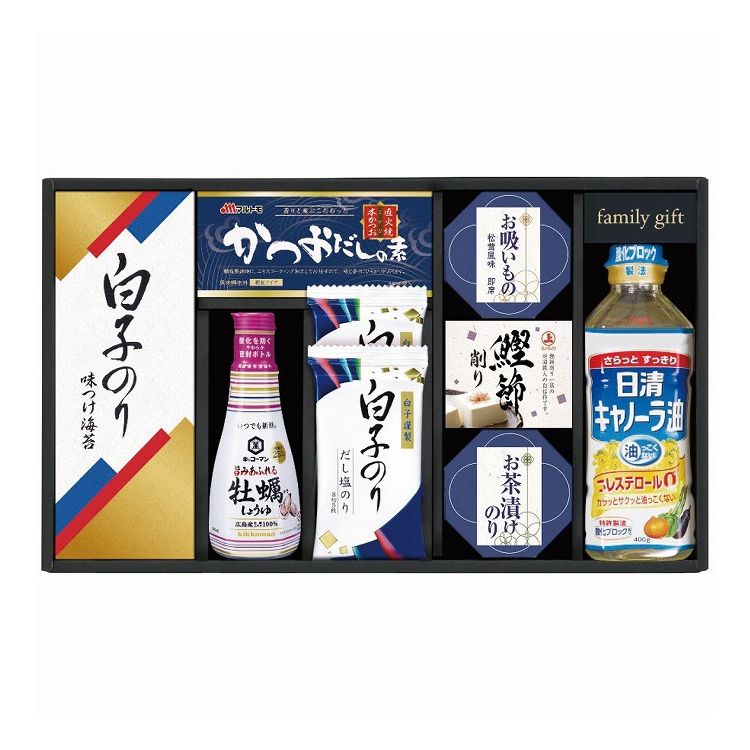 キッコーマンしょうゆ&白子のり食卓詰合せ KSC-40E 創愛 のり 味付け海苔 海苔 調味料 ギフト 贈り物 贈答品 グルメ【送料無料】