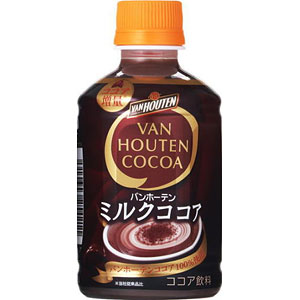 アサヒ バンホーテン ミルクココア 280ml 1ケース（24本入り） （代引き不可） 【送料無料】
