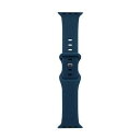 LEPLUS NEXT Apple Watch 38/40/41/42mm バンド CORVIN ベーシックシリコンバンド ネイビー LN-AW41B36NV