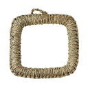 【5枚セット】 ヤマコー てまひま工房 Naturalist い草風鍋敷き 四角 18cm yamaco78413X5【送料無料】
